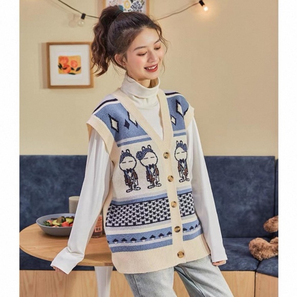 Tuzki Knit Vests (Size S) - Picture 2 of 7